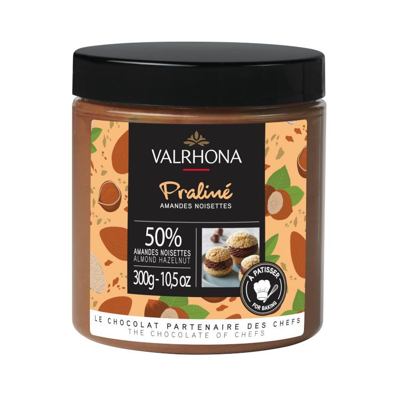 Praliné Amandes Noisettes - Pralinémasse Mandel Haselnuss von Valrhona