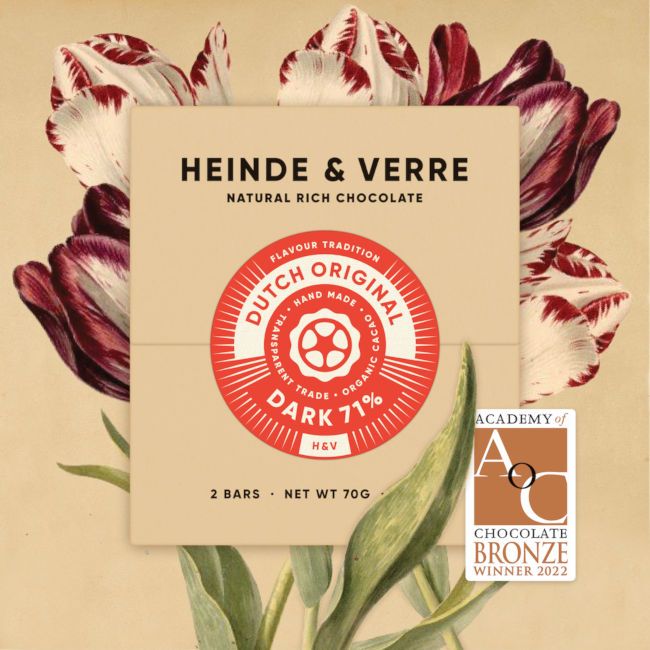 Dutch Original Dark - Heinde & Verre - Bean to Bar Schokolade