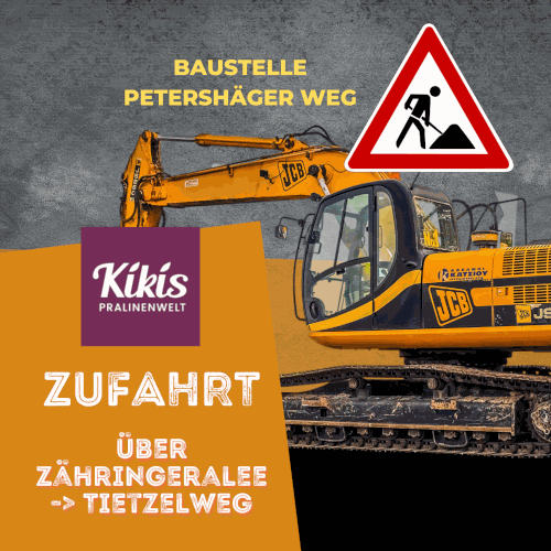 Achtung Baustelle Petershäger Weg