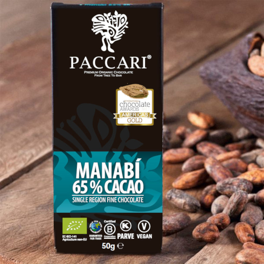 Faire Bio Bean to Bar Schokolade Manabi von Paccari aus Ecuador