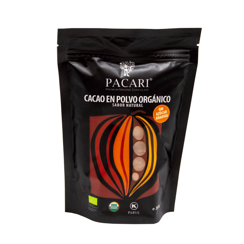 200g Bio Roh-Kakaopulver Paccari