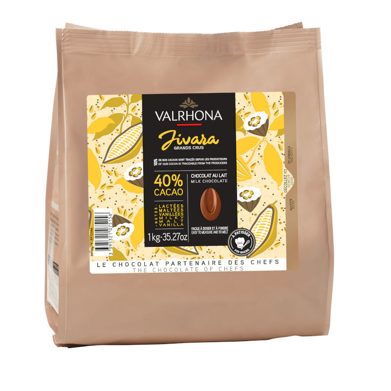 1kg Jivara Lactée 40% Valrhona