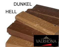 3kg Gianduja dunkel Valrhona