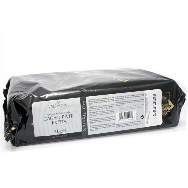 3kg Kakaomasse Extra Valrhona