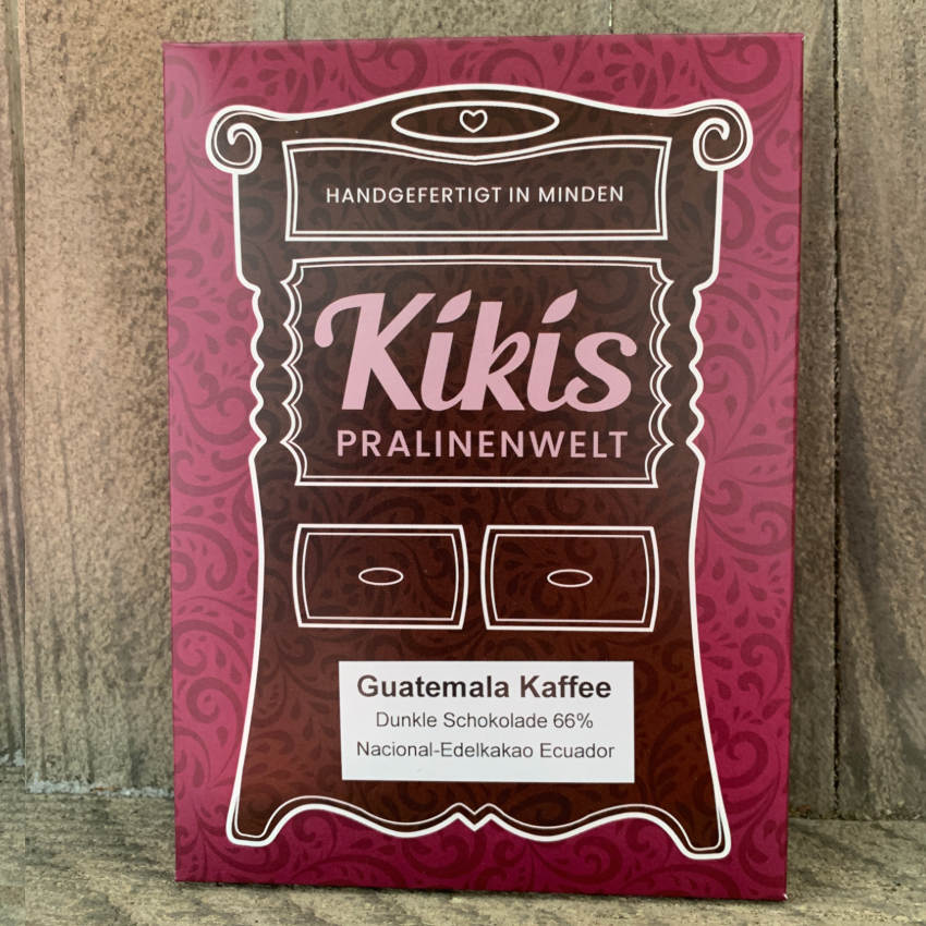Kiki's Edelbitter Schokolade mit Guatemala Kaffee