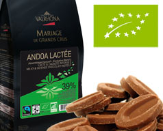 500g Andoa Lactée 39% BIO Valrhona