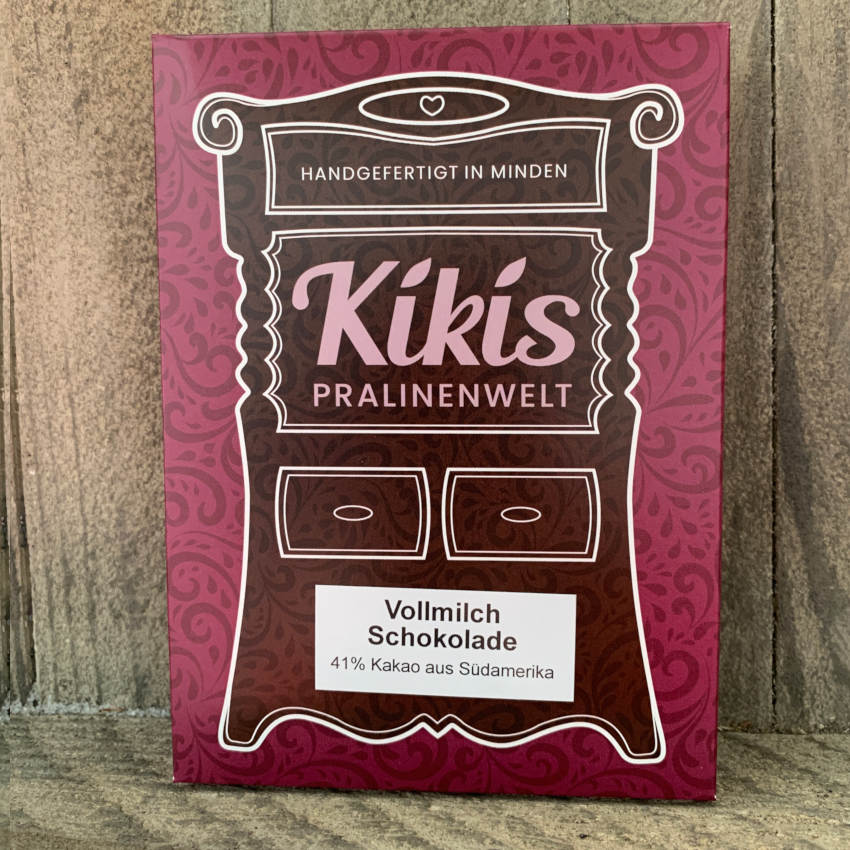 Kiki's pure Vollmilch Schokolade 41% Kakao