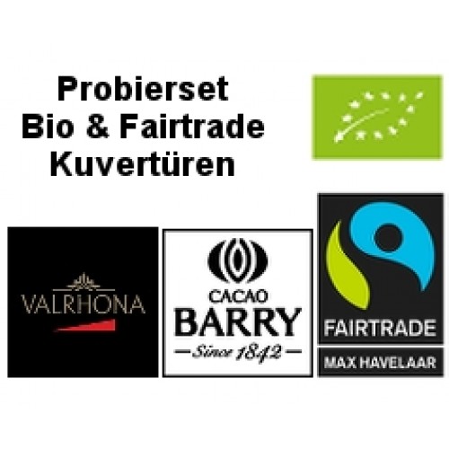 Probierset Bio Fairtrade Kuvertüre