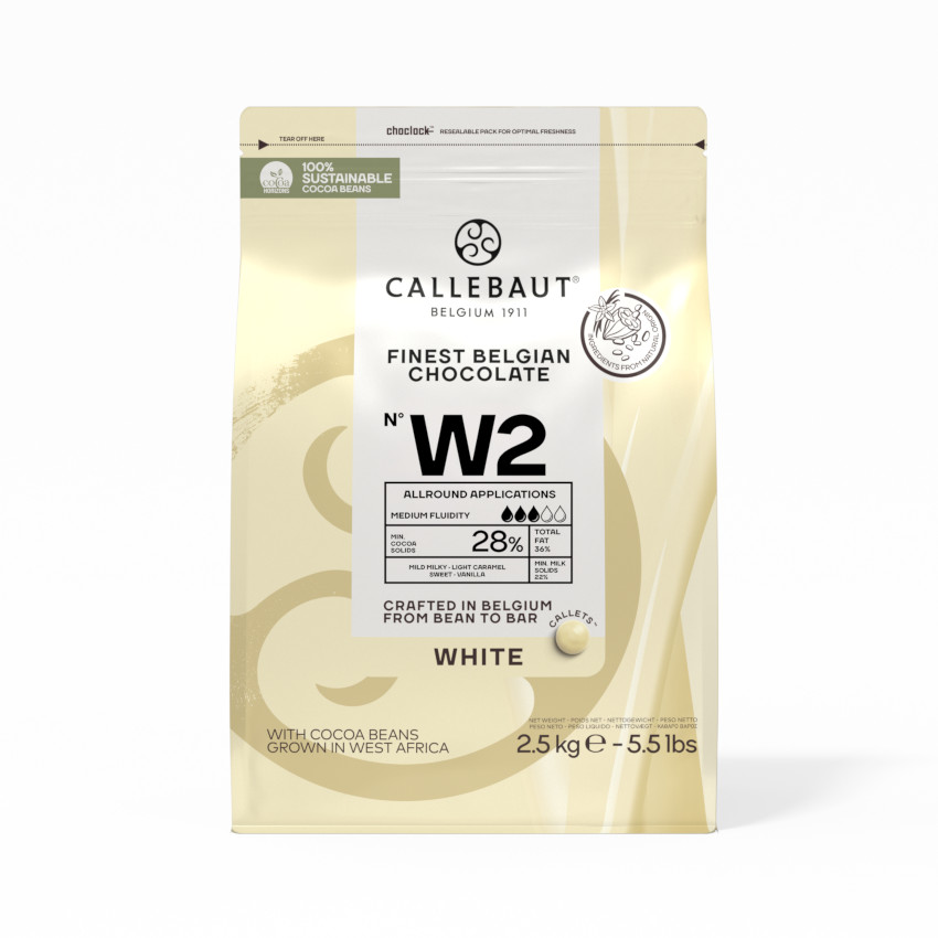Callebaut Callets Weiße Kuvertüre Excellent W2