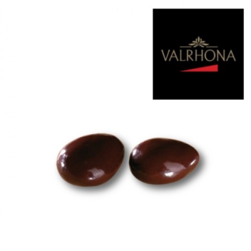 Mandeln in dunkler Schokolade von Valrhona
