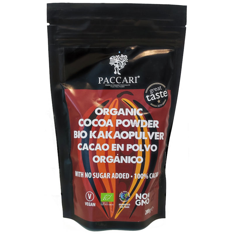 Bio Roh-Kakaopulver 100% von Paccari