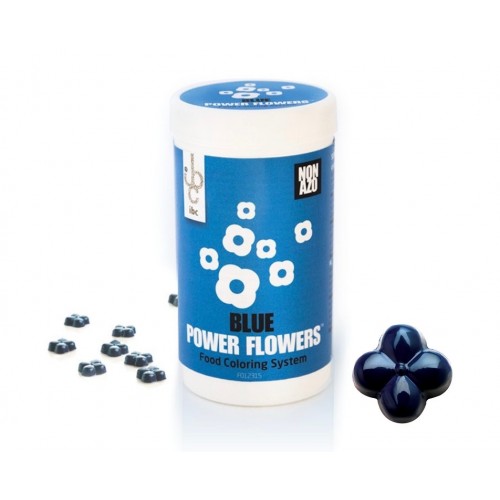 Power Flowers™️ Blau - Farbstoff auf Kakaobutterbasis