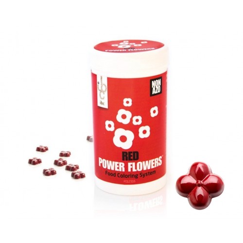 Power Flowers™️ Rot - Farbstoff auf Kakaobutterbasis