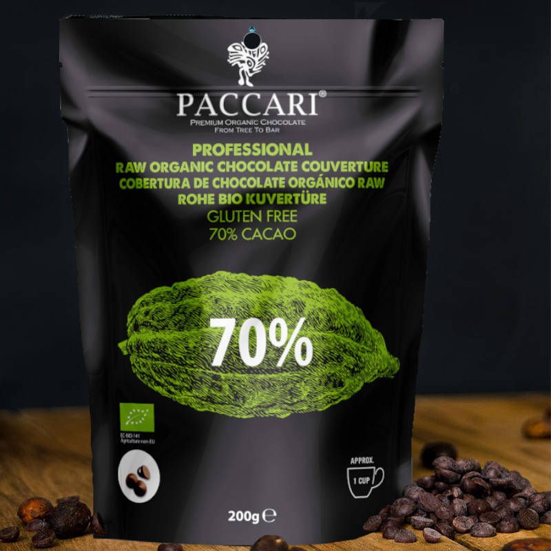 Bio Roh-Kuvertüre 70% von Pacari / Paccari