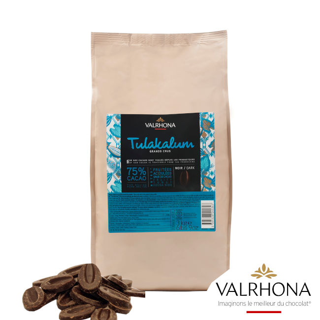 Tulakalum 75 % Belize Kuvertüre ohne Lecithin von Valrhona