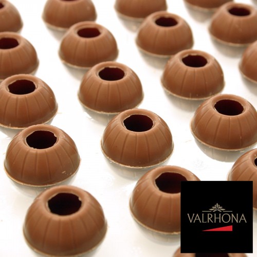 Trüffel-Hohlkugeln Vollmilch von Valrhona