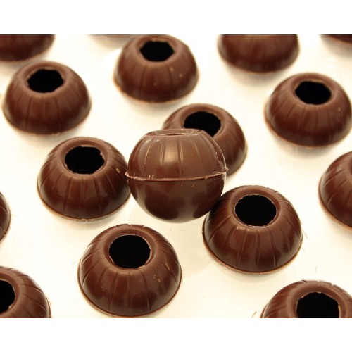 Trüffel-Hohlkugeln Zartbitter Chocolaterie Keller aus Deutschland