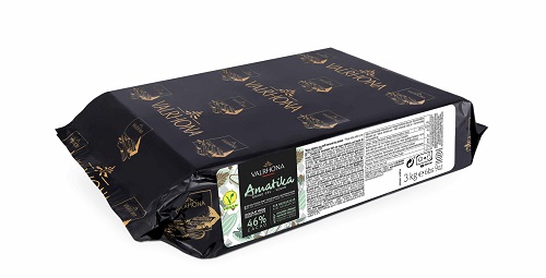 3kg Amatika 46% vegane "Milch" Schokolade Valrhona