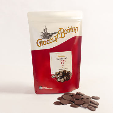 Bonnat Chocolat noir 75 % Kuvertüre Pellets 1kg