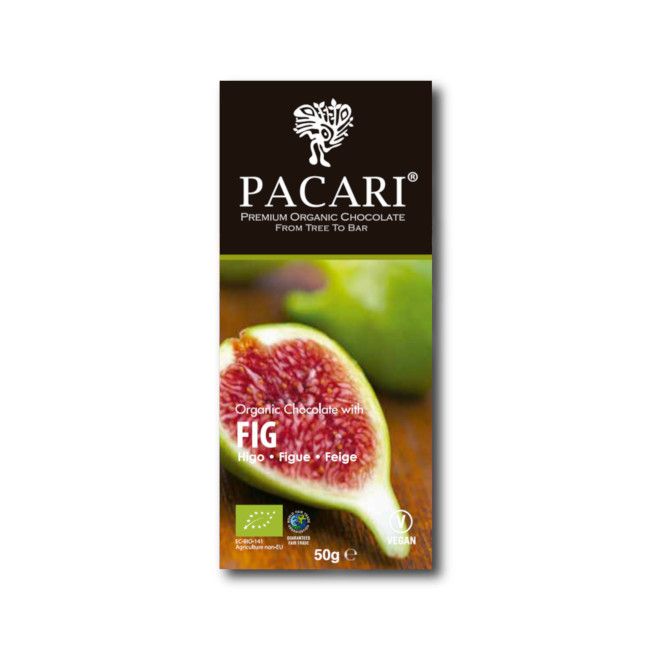 Bio Schokolade Pacari / Paccari mit Feige, 60% Kakao