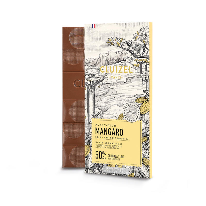 Plantation Mangaro Lait 50% Tafel Vollmilchschokolade Michel Cluizel