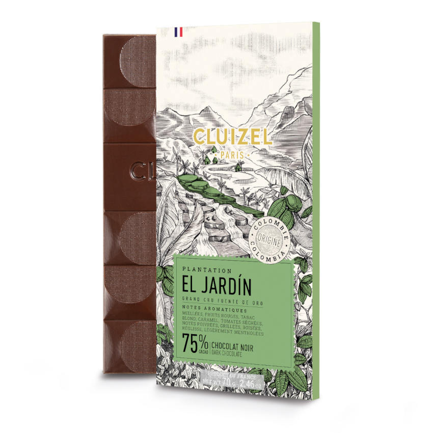 Plantation El Jardin Noir 75% Schokolade Michel Cluizel