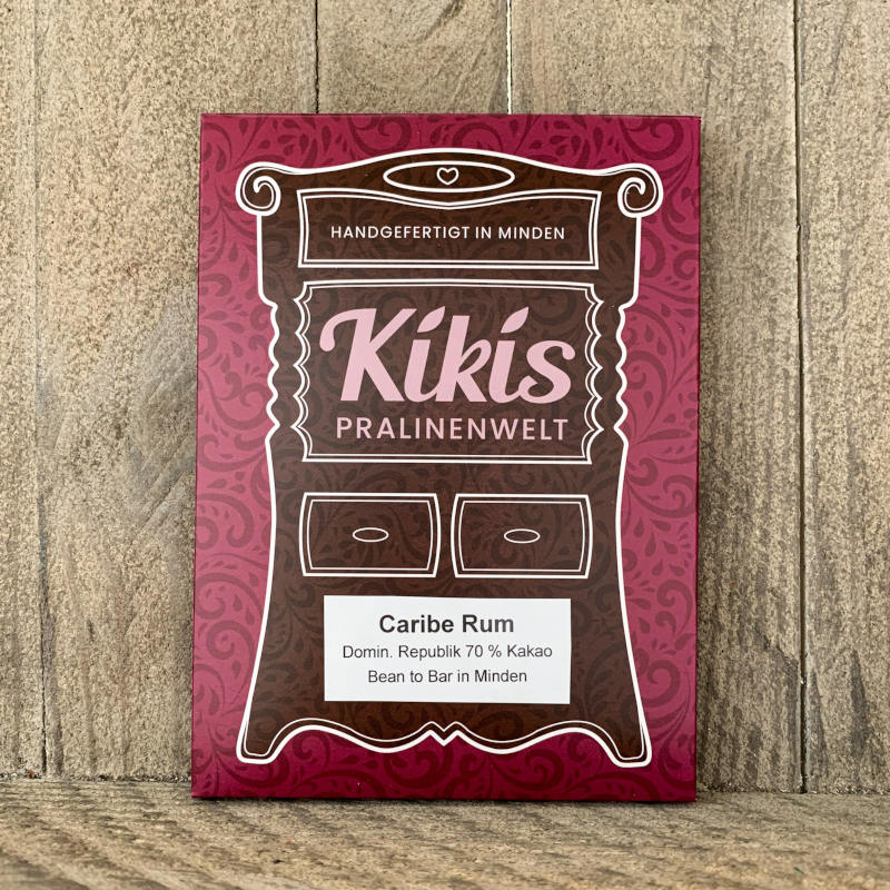 Caribe Rum 70% Kiki's Bean to Bar Schokolade