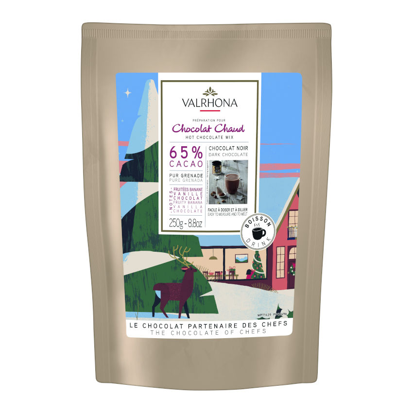 Schokoladenspäne Grenada Kalingo Valrhona Trinkschokolade 250g