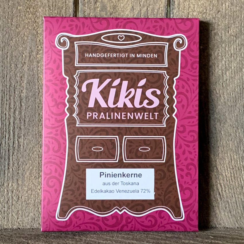 Kiki's Venezuela Schokolade mit Pinienkernen