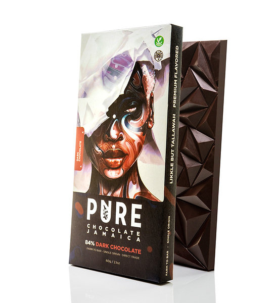 Dunkle Schokolade 84% Tafel - PURE Chocolate