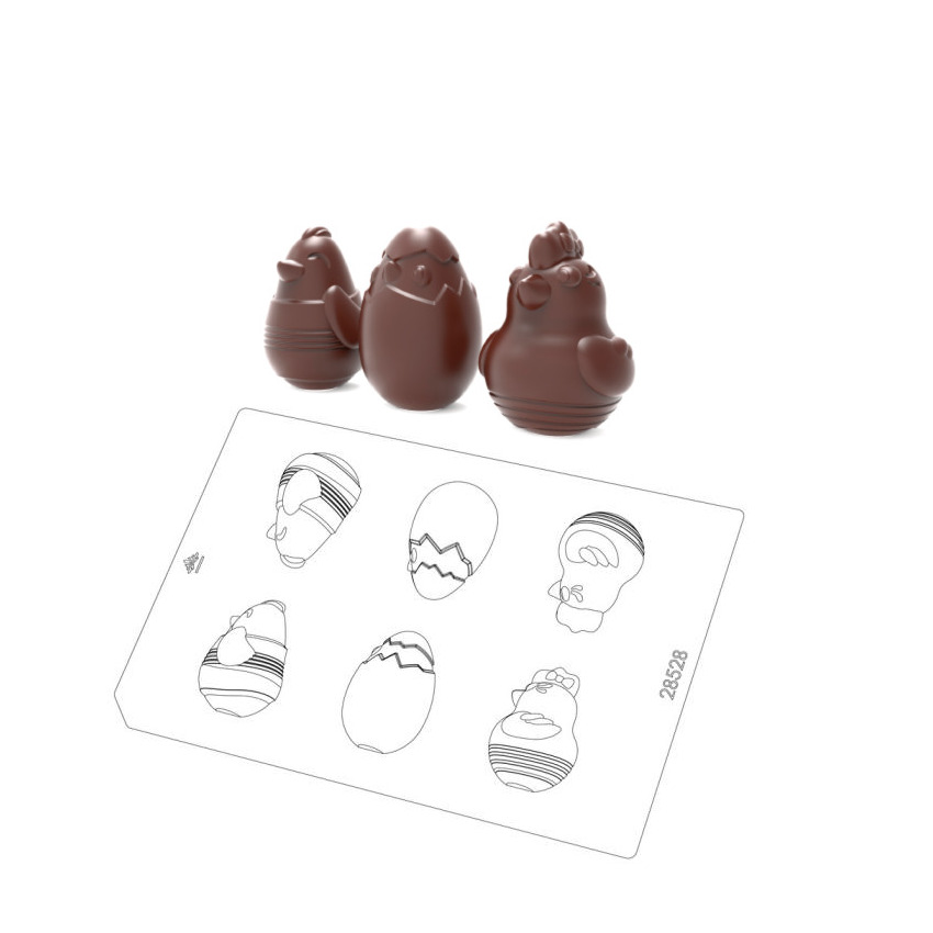 Form für Küken Familie, 28528 Valrhona