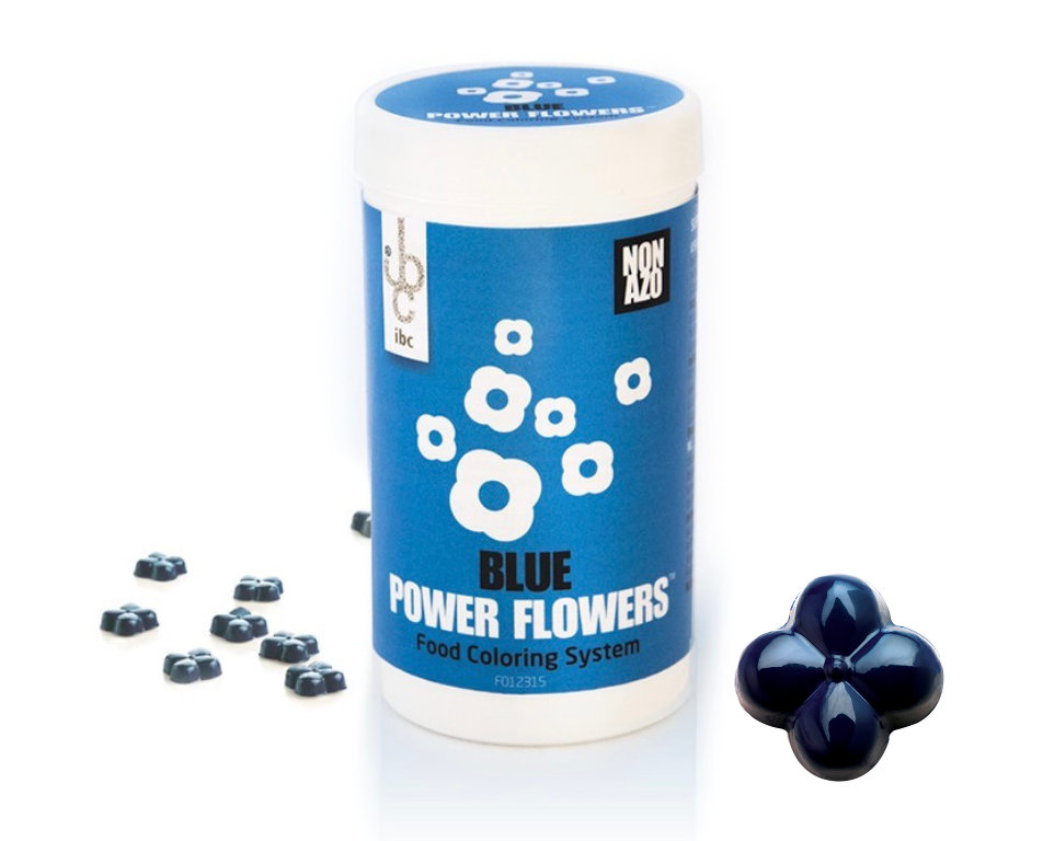 PowerFlowers Blau 50g non Azo Callebaut