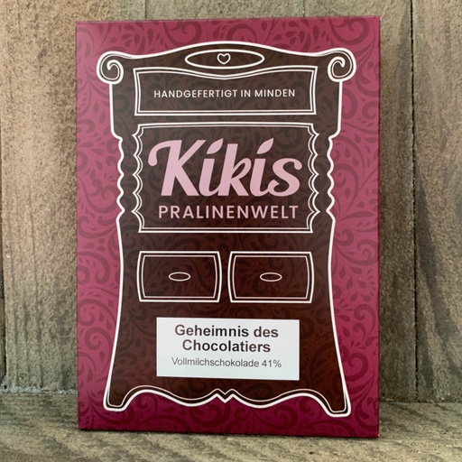 [110328] Kiki's Vollmilch Schokolade „Geheimnis des Chocolatiers“