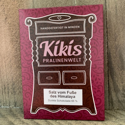 [110285] Kiki's Edelbitter Schokolade mit Salz vom Fuße des Himalaya