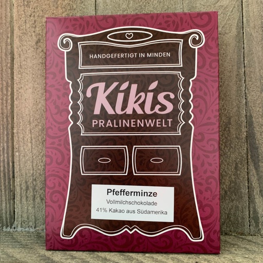 [110311] Kiki's Vollmilch Schokolade mit Pfefferminze