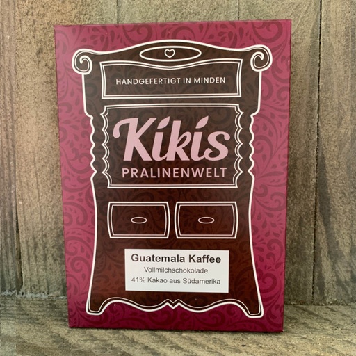 [110318] Kiki's Vollmilch Schokolade mit Guatemala Kaffee