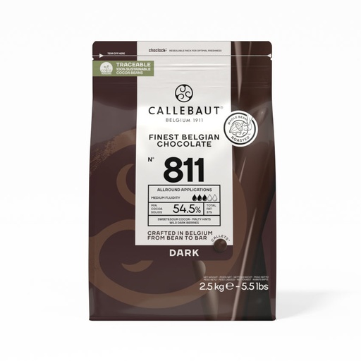 [Callebaut-811NV] Callebaut Callets Zartbitter Kuvertüre Select 811NV
