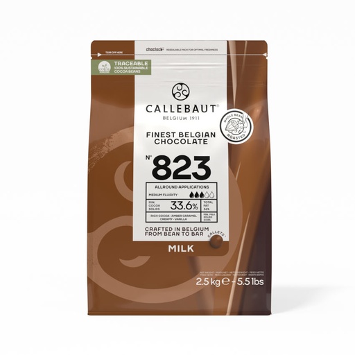 [callebaut-823NV] Callebaut Callets Milch Kuvertüre Select 823NV