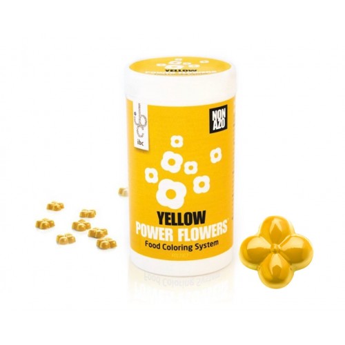 [power-flowers-gelb] Power Flowers™️ Gelb - Farbstoff auf Kakaobutterbasis