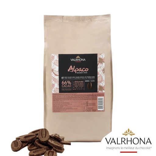 [valrhona-alpaco-kuvertuere] Alpaco 66 % Kuvertüre von Valrhona