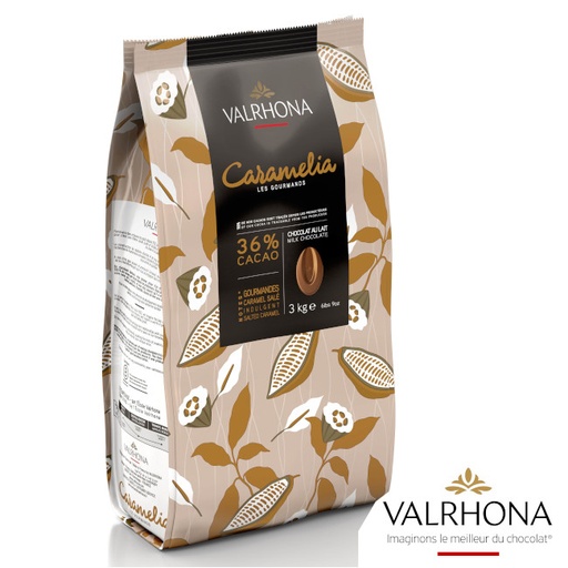 [valrhona-caramelia] Caramélia 36% Milchkuvertüre von Valrhona