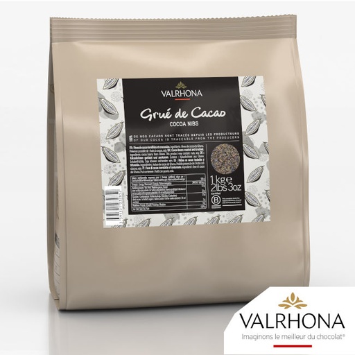 [valrhona-kakaonibs] Grué de Cacao - Geröstete Kakaonibs von Valrhona