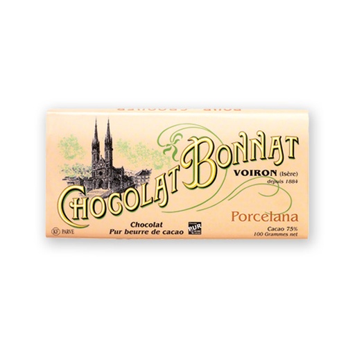 [161206] Porcelana 75% Grands Crus Du Cacao von Bonnat 100g Tafel
