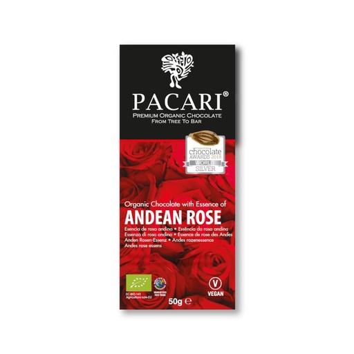 [170088] Bio Schokolade Pacari / Paccari mit Anden Rose, 60% Kakao