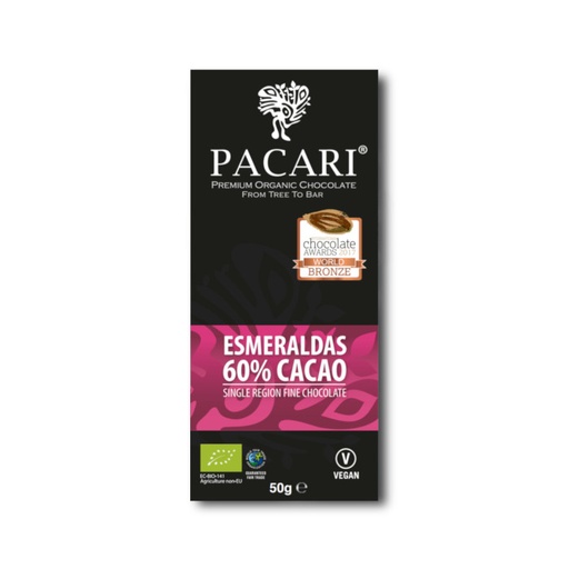 [170093] Esmeraldas - Ecuador- Bio Schokolade Pacari / Paccari 60% Kakao