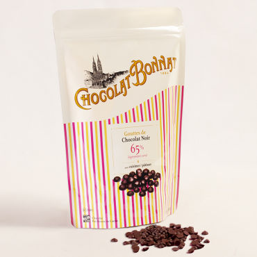[170107] Bonnat Pépites de Chocolat noir 65 % Kuvertüre 500g