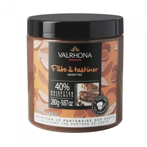 [170130] Haselnussaufstrich 40% Valrhona - 280g