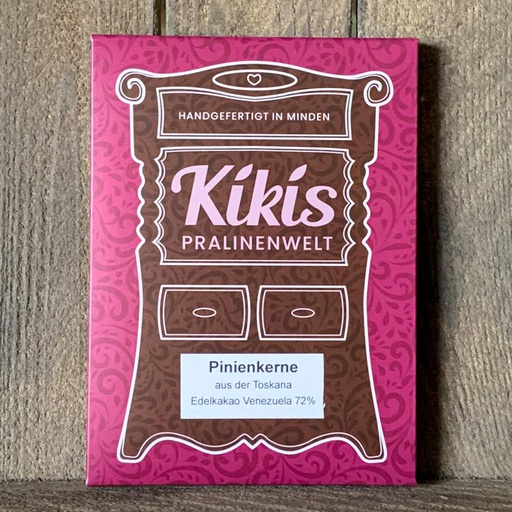 [170324] Kiki's Venezuela Schokolade mit Pinienkernen