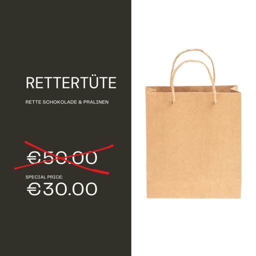 [170344] Rettertüte - Rette Schokolade & Pralinen im Wert von 50 €