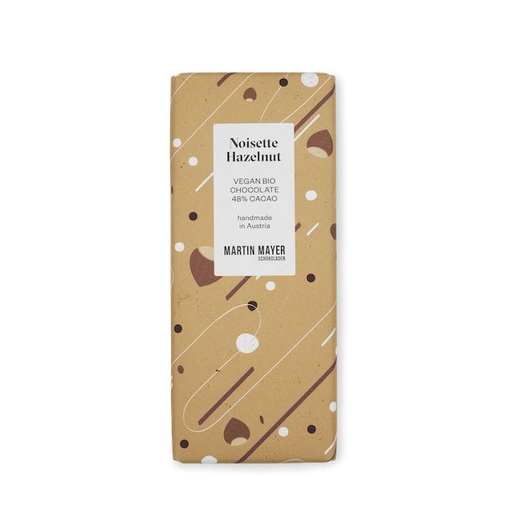 [170403] Bio Nougat-Schokolade  „Noisette Haselnuss“, Vegane Tafel von Martin Mayer
